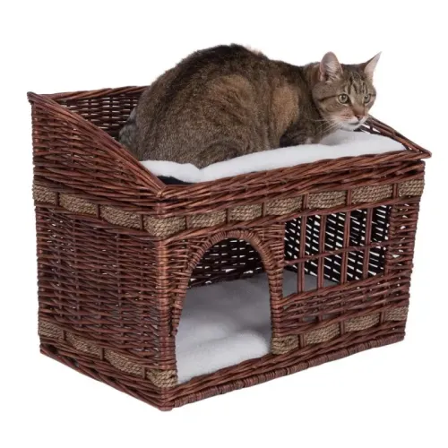 Cesta gatto vimini